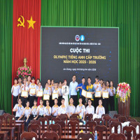 SCHOOL-LEVEL ENGLISH OLYMPICS 2025-2026 AND FOREIGN LANGUAGE PLAYGROUND FOR STUDENTS TO WELCOME THE FIRST AN GIANG PROVINCE STUDENT UNION CONGRESS, TERM 2026-2028