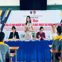 ĐOÀN KHOA CƠ KHÍ TỔ CHỨC HỘI THẢO CHIA SẺ KINH NGHIỆM THỰC TẬP TẠI NHÀ MÁY VINFAST HẢI PHÒNG