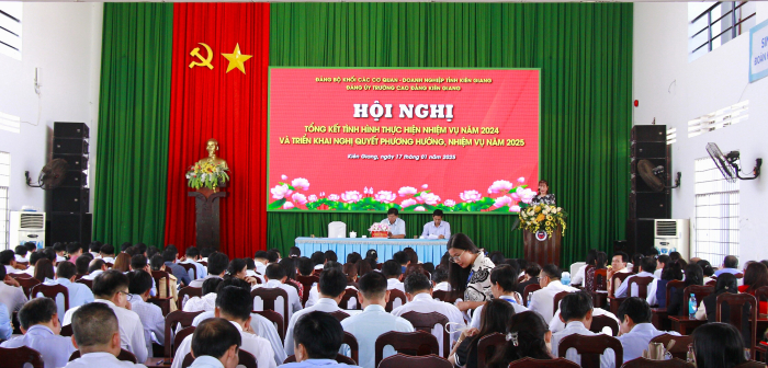 ĐẢNG BỘ TRƯỜNG CAO ĐẲNG KIÊN GIANG TỔ CHỨC HỘI NGHỊ TỔNG KẾT NĂM 2024 VÀ TRIỂN KHAI NHIỆM VỤ NĂM 2025