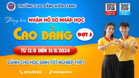 THÔNG BÁO NHẬN HỒ SƠ NHẬP HỌC CAO ĐẲNG ĐỢT 2 DÀNH CHO THÍ SINH TỐT NGHIỆP THPT