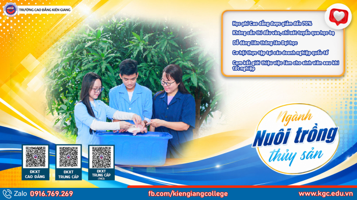 NGÀNH NUÔI TRỒNG THỦY SẢN – HỌC PHÍ NHẸ, CƠ HỘI LỚN, TƯƠNG LAI VỮNG VÀNG