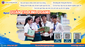 NGÀNH QUẢN TRỊ KINH DOANH – KHỞI ĐẦU HÀNH TRÌNH LÀM CHỦ TƯƠNG LAI