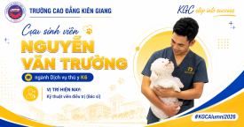 CỰU SINH VIÊN NGUYỄN VĂN TRƯỜNG – VƯỢT KHÓ ĐỂ THEO ĐUỔI ĐAM MÊ THÚ Y