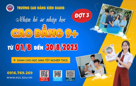 CƠ HỘI VẪN CÒN – ĐỢT 3 NHẬN HỒ SƠ CAO ĐẲNG 9+ ĐÃ CHÍNH THỨC MỞ!