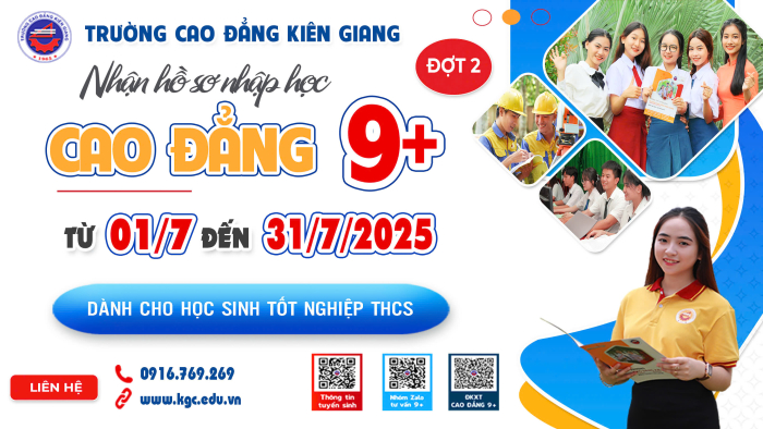 ĐỢT 2 NHẬN HỒ SƠ CAO ĐẲNG 9+ ĐÃ MỞ – CƠ HỘI VẪN CÒN CHO CÁC BẠN THÍ SINH!