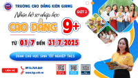 ĐỢT 2 NHẬN HỒ SƠ CAO ĐẲNG 9+ Đ&Atilde; MỞ &ndash; CƠ HỘI VẪN C&Ograve;N CHO C&Aacute;C BẠN TH&Iacute; SINH!