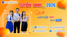 HƯỚNG ĐI ƯU VIỆT SAU THCS: CHƯƠNG TRÌNH TRUNG CẤP TẠI TRƯỜNG CAO ĐẲNG KIÊN GIANG