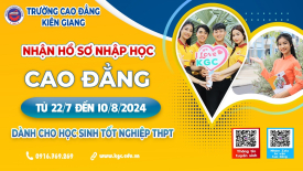 THÔNG BÁO NHẬN HỒ SƠ NHẬP HỌC CAO ĐẲNG DÀNH CHO THÍ SINH TỐT NGHIỆP THPT
